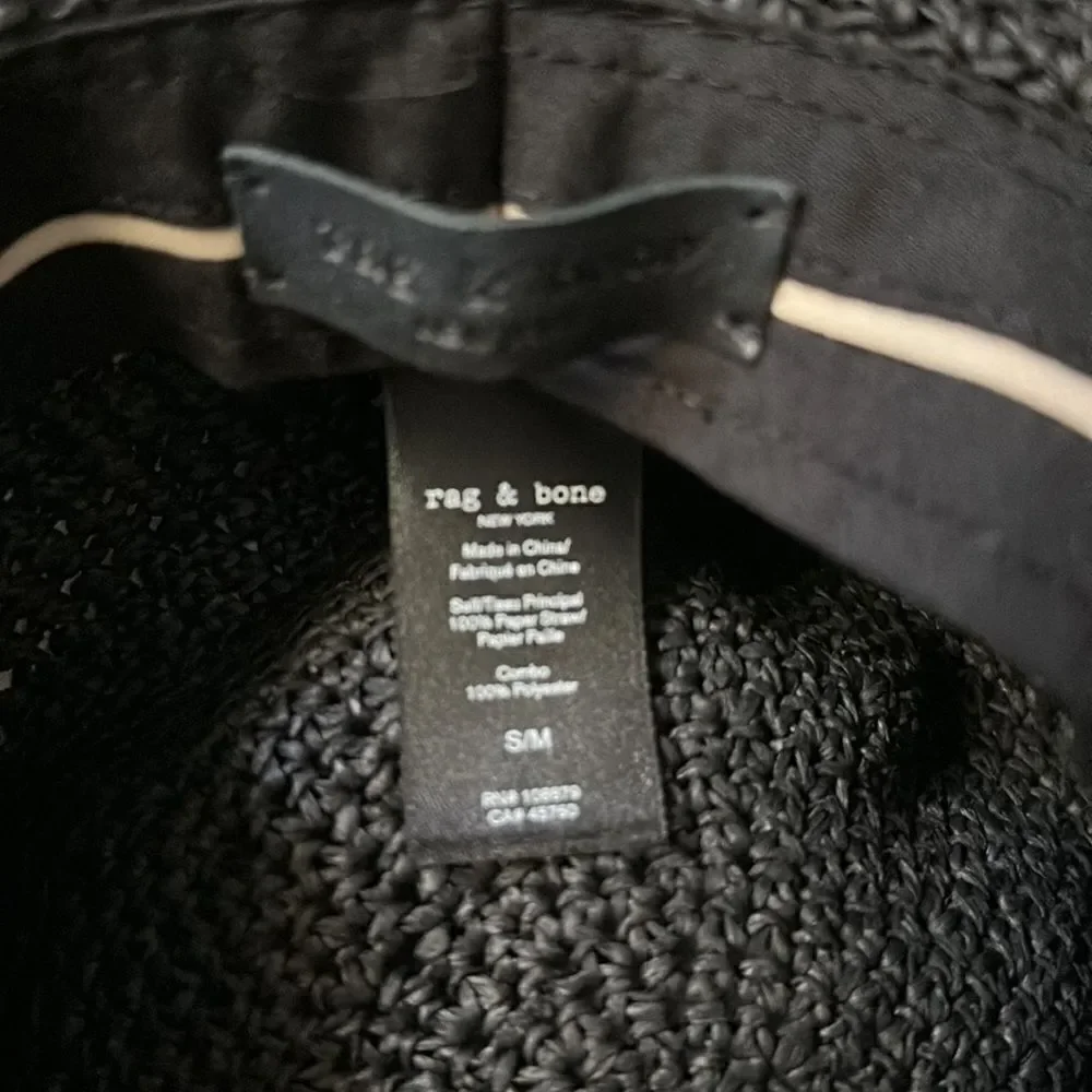 Rag and Bone Rollable Cruise Bucket Hat Size Small/Medium - Picture 5 of 7